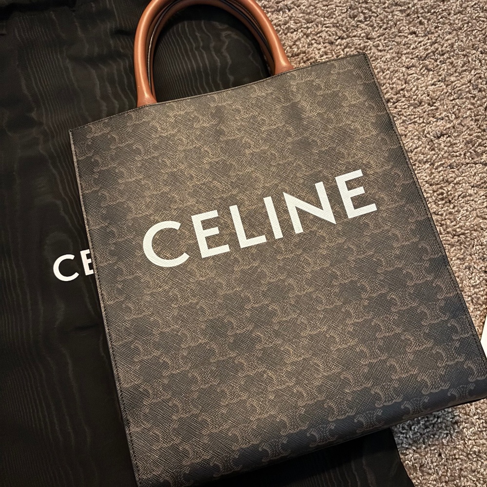 Celine Triomphe Canvas Bag - image 1